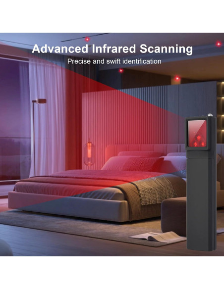 Detector de cámaras ocultas y GPS Bagandcute X13, 30H uso