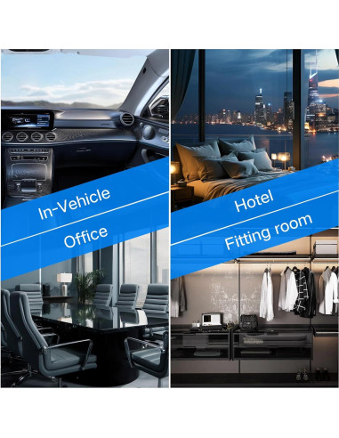 Detector de cámaras ocultas AiLuce portátil 5 niveles sensibilidad