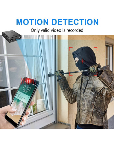 Cámara Oculta Inalámbrica HD 1080P XDWIFI - Visión Nocturna