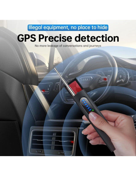 Detector de Cámaras Ocultas Hypefinity, 5 Niveles de Sensibilidad