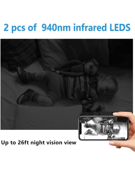 Cámara Oculta Inalámbrica HD 1080P XDWIFI - Visión Nocturna