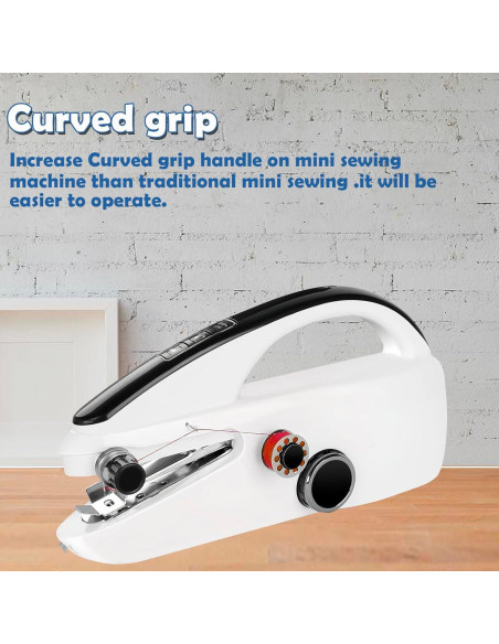 Máquina de Coser de Mano VividLife Mini Doble Velocidad 390g