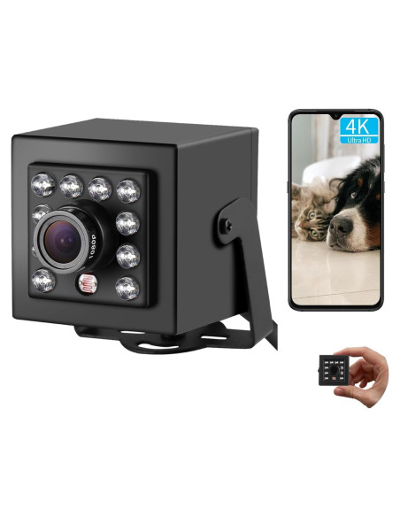 Cámara de Seguridad PoE 5MP REVODATA con Visión Nocturna