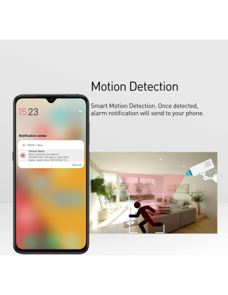 Cámara de Seguridad PoE 5MP REVODATA con Visión Nocturna