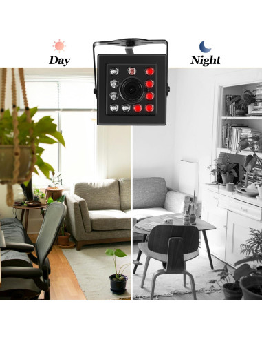 Cámara de Seguridad PoE 5MP REVODATA con Visión Nocturna