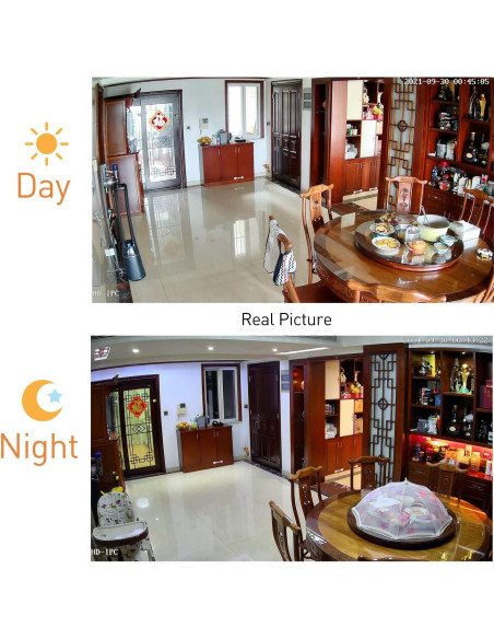 Cámara de Seguridad PoE 5MP REVODATA con Visión Nocturna