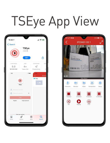 Cámara de Seguridad PoE 5MP REVODATA con Visión Nocturna