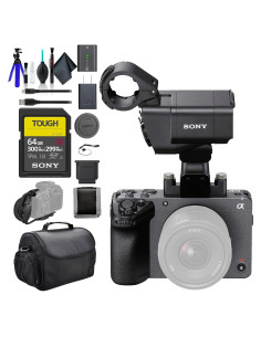 Cámara de Cine Digital Sony FX30 con Mango XLR y Accesorios