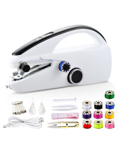 Máquina de Coser Eléctrica Portátil para Principiantes - 2 Velocidades