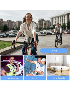 Cámara Corporal Kaysunlink H82 1080P FHD con Alarma y 128GB 2