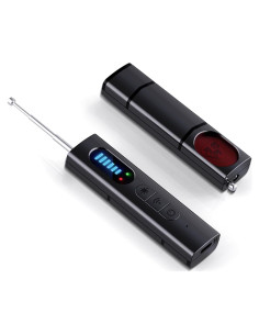 Detector de Cámara Oculta ROCKCHOK HD-1, 4 en 1, Alarma Antirrobo