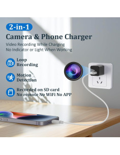 Cámara Oculta de Video 1080P Laboom con Detección de Movimiento 2
