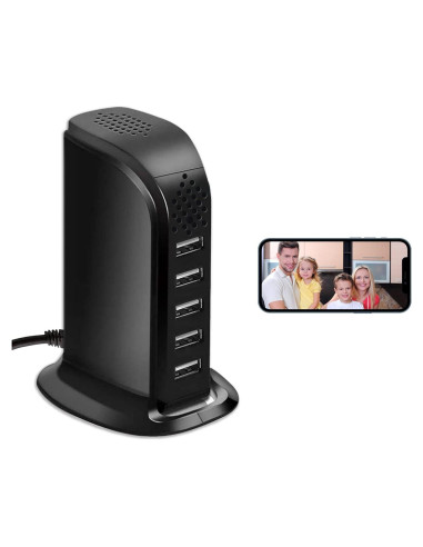 Cámara de Seguridad Inalámbrica HD 1080P isekurity con Cargador USB