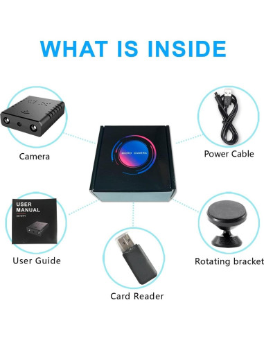 Cámara de Seguridad Inalámbrica XDWIFI HD 1080p con Visión Nocturna