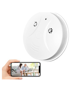 Cámara Oculta Detector de Humo Lian 1080p Wi-Fi Seguridad