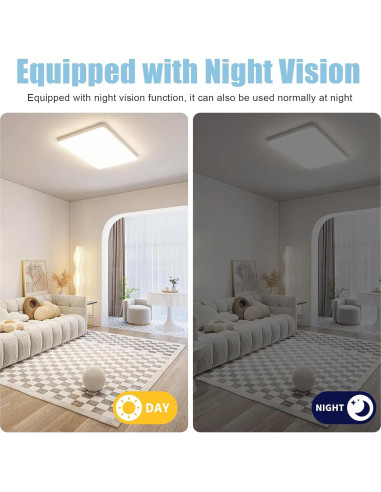 Cámara Oculta Detector de Humo Lian 1080p Wi-Fi Seguridad