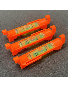 5 Niveles de Burbuja Colgantes ZUJHPYMI 75x12.5mm Rojo 2