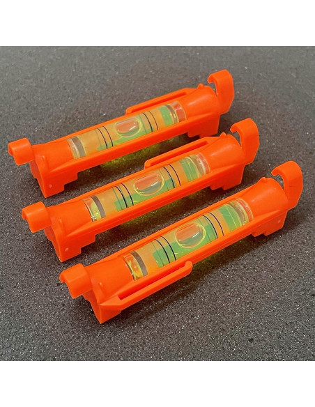 5 Niveles de Burbuja Colgantes ZUJHPYMI 75x12.5mm Rojo