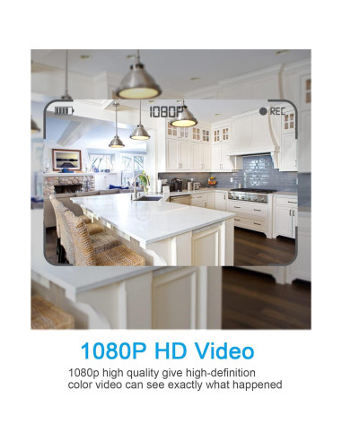 Reloj de Pared con Cámara Oculta Isekurity HD 1080P