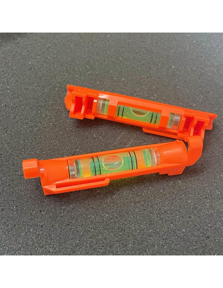 5 Niveles de Burbuja Colgantes ZUJHPYMI 75x12.5mm Rojo