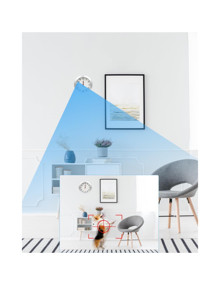 Reloj de Pared con Cámara Oculta Isekurity HD 1080P