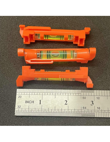 5 Niveles de Burbuja Colgantes ZUJHPYMI 75x12.5mm Rojo