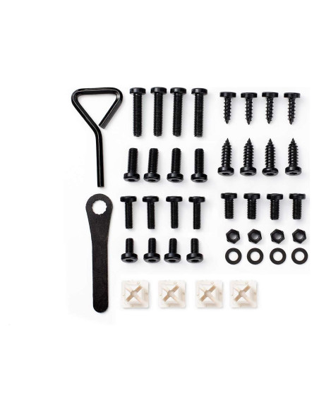 Kit de Tornillos Antirrobo Rightcar Solutions - Acero Inoxidable Negro