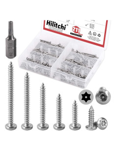 Kit de Tornillos Torx de Cabeza Redonda Hilitchi 210 Pcs