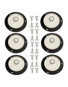 Nivel de Burbuja Circular SIZIKJXGHWYI 6 Pcs con Tornillos