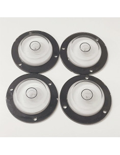 Nivel de Burbuja Circular SIZIKJXGHWYI 6 Pcs con Tornillos 2