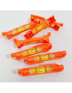 Set 6 Niveles de Burbuja Colgantes WOYISEPG Rojo 75x12.5mm 2