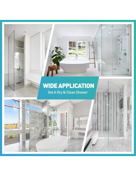 Sello Inferior de Puerta de Ducha FCSOTSPS 2PCS 11mm x 91cm