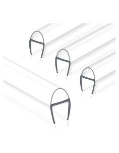 Tira de Sello para Puerta de Ducha Agbihtb 4PCS 99 cm Policarbonato
