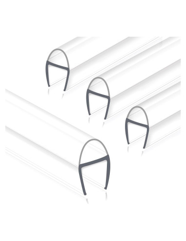 Tira de Sello para Puerta de Ducha Agbihtb 4PCS 99 cm Policarbonato