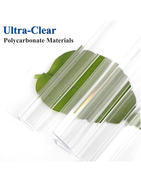 Tira de Sello para Puerta de Ducha Agbihtb 4PCS 99 cm Policarbonato