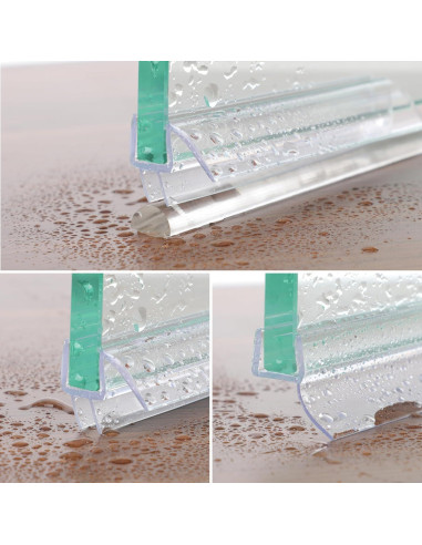 Tira de Sello para Puerta de Ducha Agbihtb 4PCS 99 cm Policarbonato