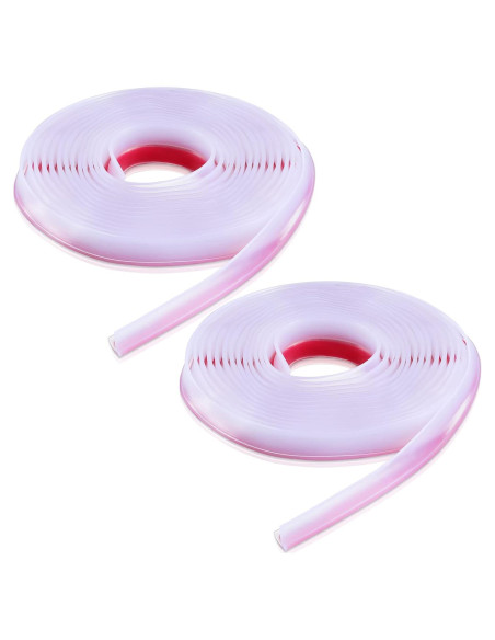 Tondiamo Sello de Puerta de Ducha 2 Rollos 5m PVC Blanco