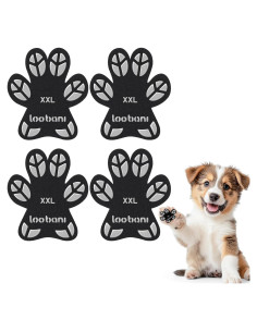 Protector de Patas para Perros LOOBANI XXL Negro Antideslizante