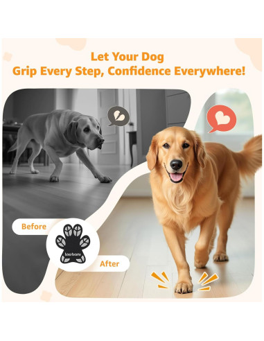 Protector de Patas para Perros LOOBANI XXL Negro Antideslizante