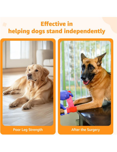 Protector de Patas para Perros LOOBANI XXL Negro Antideslizante