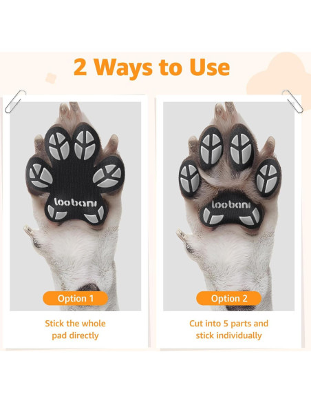 Protector de Patas para Perros LOOBANI XXL Negro Antideslizante
