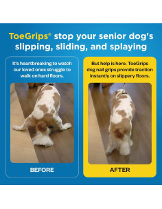 Agarradores Antideslizantes para Perros Dr. Buzby's ToeGrips Grande 2
