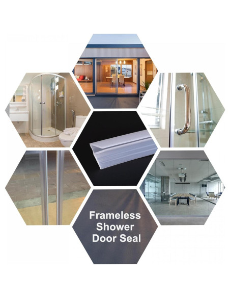Tira de Sello para Puerta de Ducha Soezy 3m Silicona 6mm