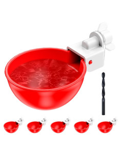Tazas de Agua Automáticas para Pollos ZenxyHoC - Paquete de 6