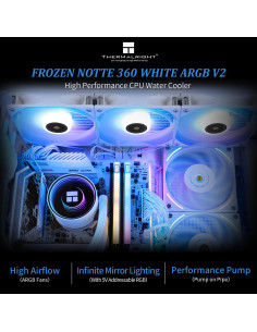 Enfriador líquido CPU Thermalright Frozen Notte 360 ARGB 2
