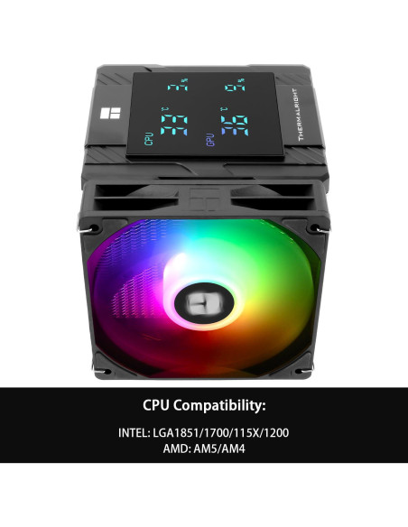 Enfriador de CPU Thermalright Peerless Assassin 120 ARGB Negro