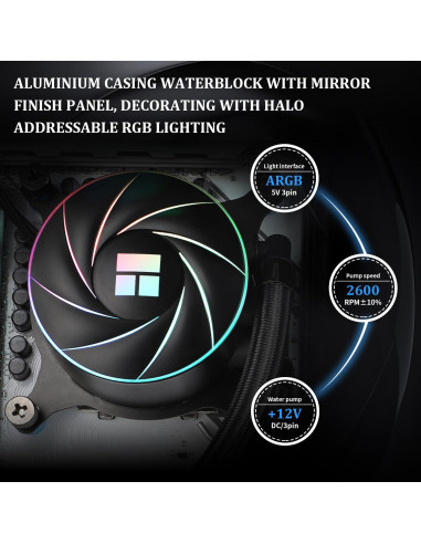 Enfriador AIO de CPU Thermalright Aqua Elite 360 ARGB 2.1kg
