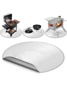 Alfombrilla Redonda 81 cm Altatac para Parrilla y Fogatas 2