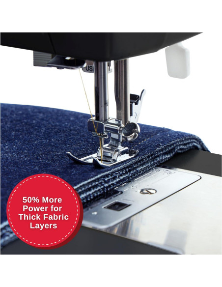 Máquina de Coser SINGER Heavy Duty 4432 Negra con Accesorios