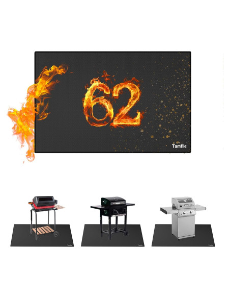 Alfombrilla para Parrilla Tamfile 157 x 102 cm Resistente al Calor